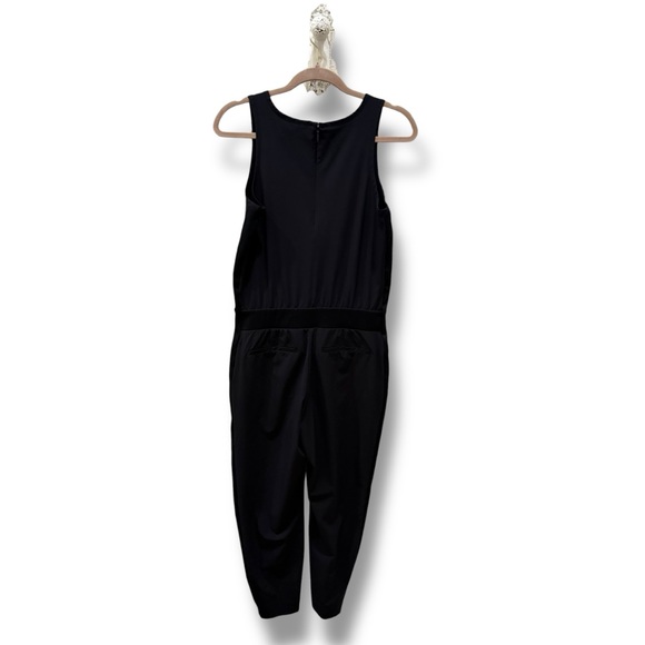 Athleta Sleek Black Sleeveless Jumpsuit - Picture 2 of 3